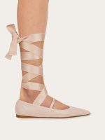 Ferragamo Ballet flat with ankle ribbon - Image 6